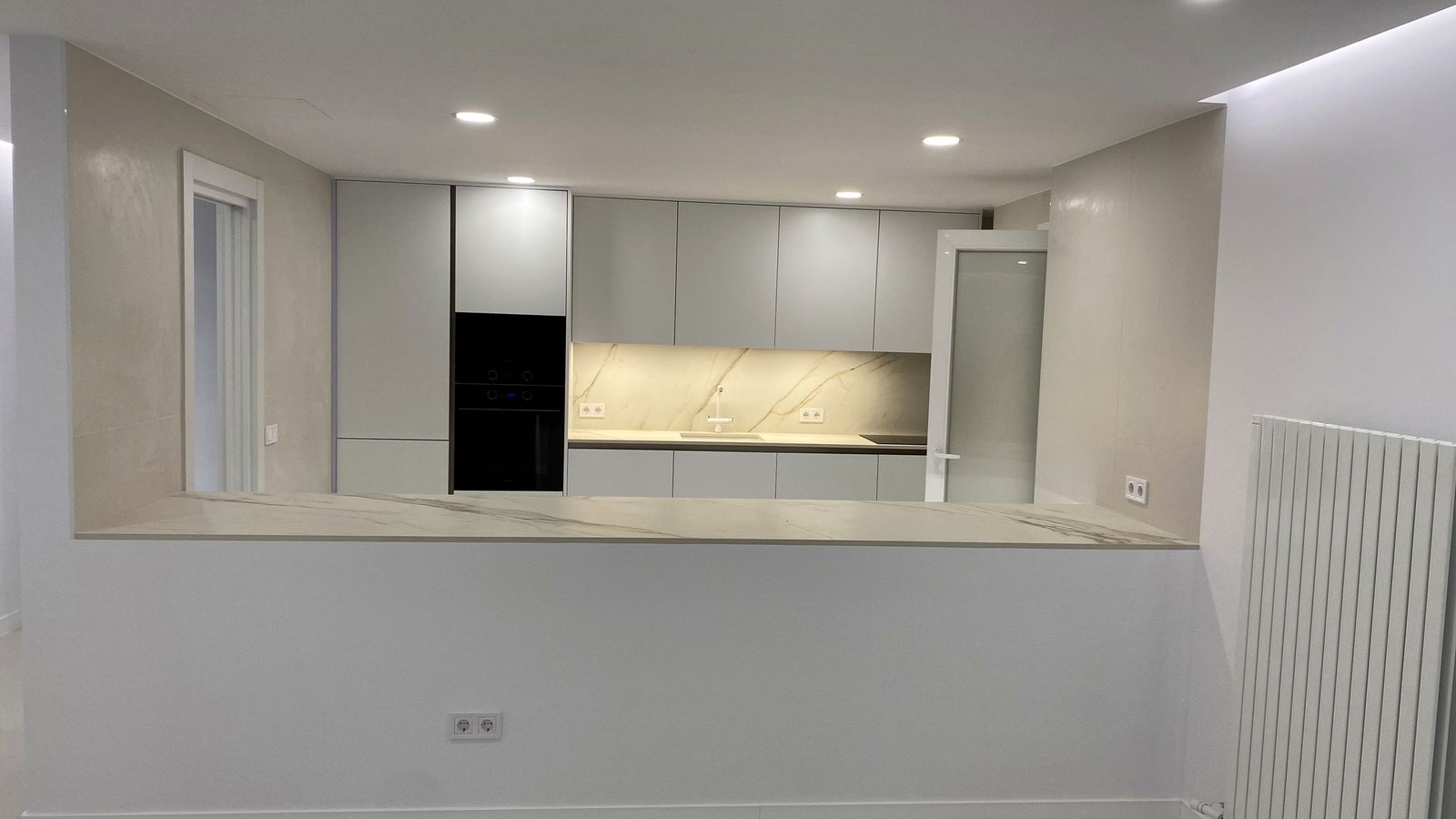 Cocina abierta reformada